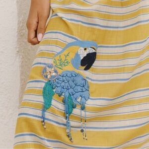 Anthropologie Parrot Skirt in Rio Sunshine Stripe by Celandine. Size XL. New!